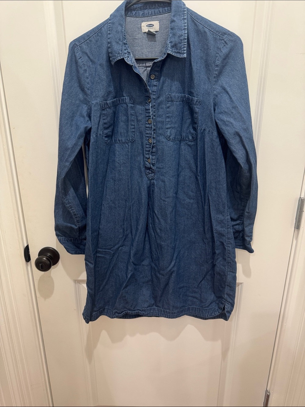 Old Navy Blue Denim Tunic Shirt